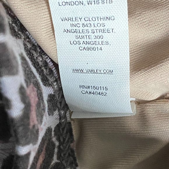Varley Womens Let's Move Park Sports Bra Size XS Leopard Print NWT $68 - Picture 11 of 11